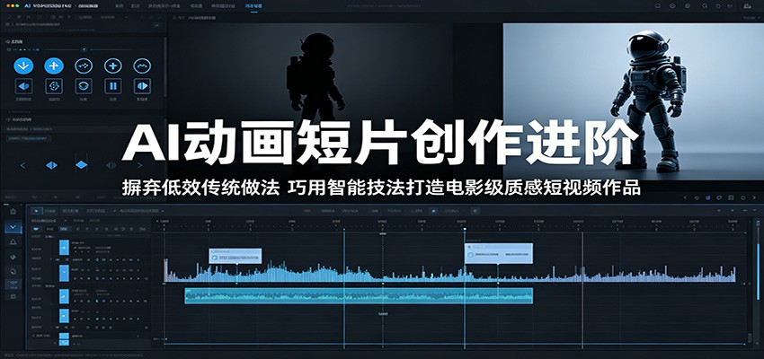 AI动画短片创作进阶:摒弃低效传统做法,巧用智能技法打造电影级质感短视频作品-三月轻创