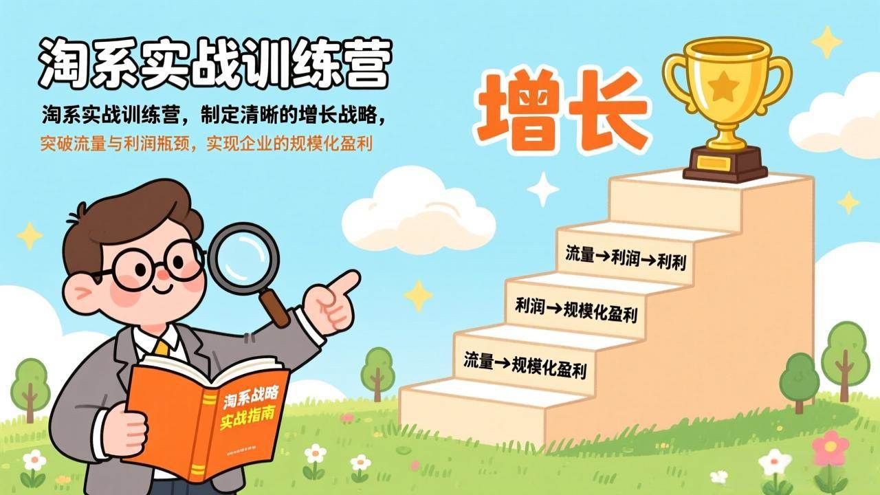 （17325期）淘系实战训练营(更新)，制定清晰的增长战略，突破流量与利润瓶颈，实现企业的规模化盈利-三月轻创