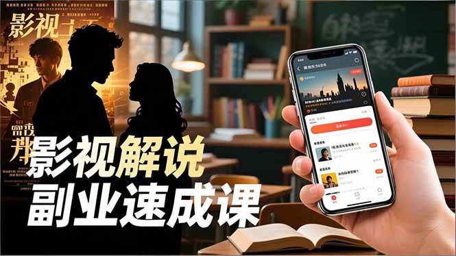 （16740期）Tk影视解说副业速成课，软件安装、全流程实操、爆款预设，新手两周变现-三月轻创