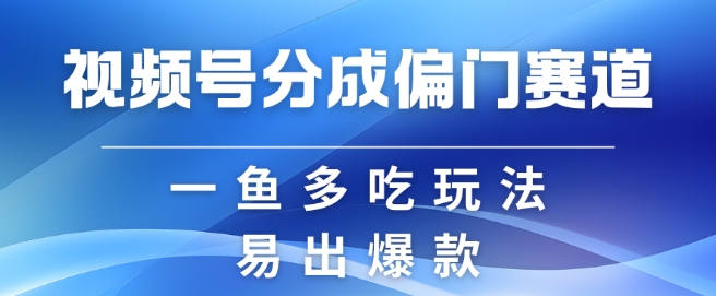 视频号创作者分成计划偏门类目，容易爆流，实拍内容简单易做【揭秘】-三月轻创
