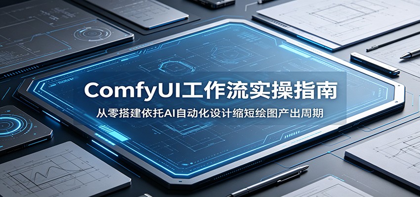 ComfyUI 工作流实操指南：从零搭建依托AI自动化设计缩短绘图产出周期-三月轻创