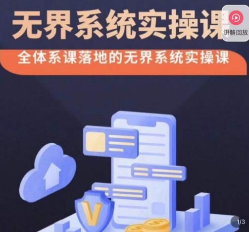 老衲·无界系统实操课，全体系落地无界改版后选择、出价、高投产做付费引流-三月轻创