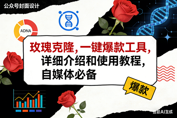 （17557期）玫瑰克隆工具，ai鲁大魔，自媒体必备神器，一键爆款神器，详细教程。-三月轻创