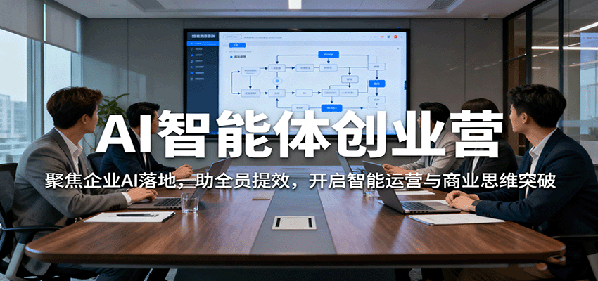 AI智能体创业营：聚焦企业AI落地，助全员提效，开启智能运营与商业思维突破-三月轻创
