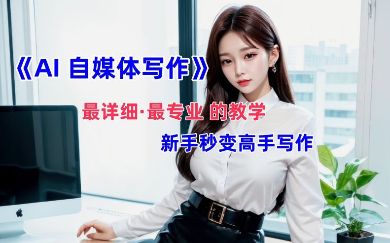 AI自媒体文章创作全网最详细教程，新手秒变写作高手，多方位发展-三月轻创