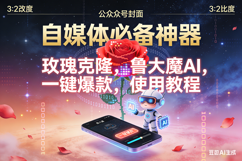 （16912期）玫瑰克隆神器，鲁大魔，ai，自媒体必备软件，一键爆款工具，详细教程-三月轻创
