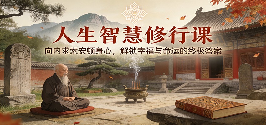 人生智慧修行课：向内求索安顿身心，解锁幸福与命运的终极答案-三月轻创
