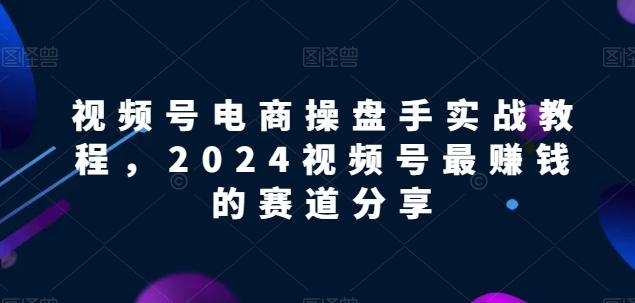 视频号电商实战教程，2024视频号最赚钱的赛道分享-三月轻创