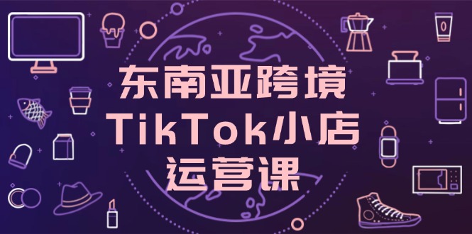 东南亚跨境TikTok小店运营课，掌握店铺设置与流量转化核心技巧-三月轻创