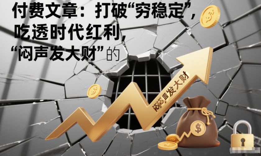 付费文章：打破“穷稳定”，吃透时代红利，“闷声发大财”的终极真谛-三月轻创