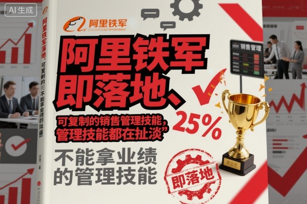 阿里铁军即落地、可复制的销售管理技能，不能拿业绩的管理技能都在扯淡-三月轻创