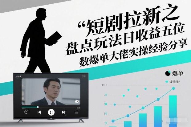 短剧拉新之盘点玩法日收益五位数爆单大佬实操经验分享-三月轻创