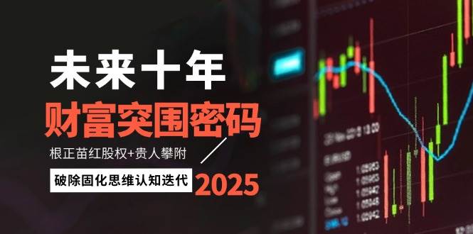 未来十年财富突围密码：根正苗红股权+贵人攀附，破除固化思维认知迭代-三月轻创