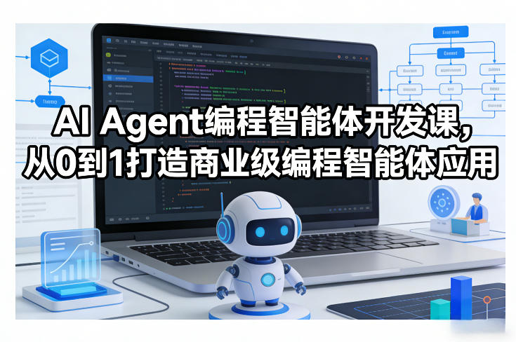 AI Agent编程智能体开发课，从0到1打造商业级编程智能体应用-三月轻创