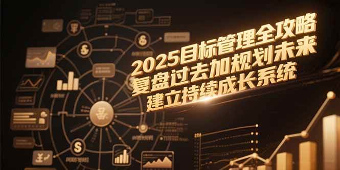 （15199期）2025目标管理全攻略，复盘过去加规划未来，建立持续成长系统-三月轻创