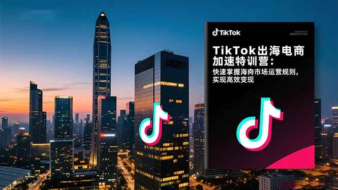 （16535期）TikTok出海电商加速特训营：快速掌握海外市场运营规则，实现高效变现-三月轻创