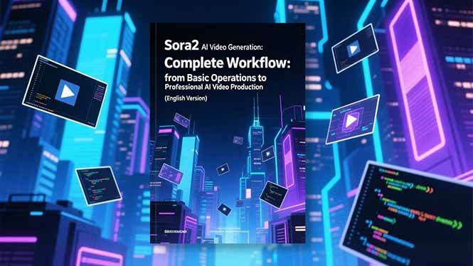 （16758期）Sora2 AI视频生成的系统教程（英文版）：从基础操作到专业级AI视频制作的完整工作流-三月轻创