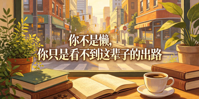 付费文章:你不是懒,你只是看不到这辈子的出路-三月轻创