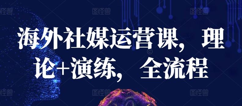 海外社媒运营课，理论+演练，全流程-三月轻创