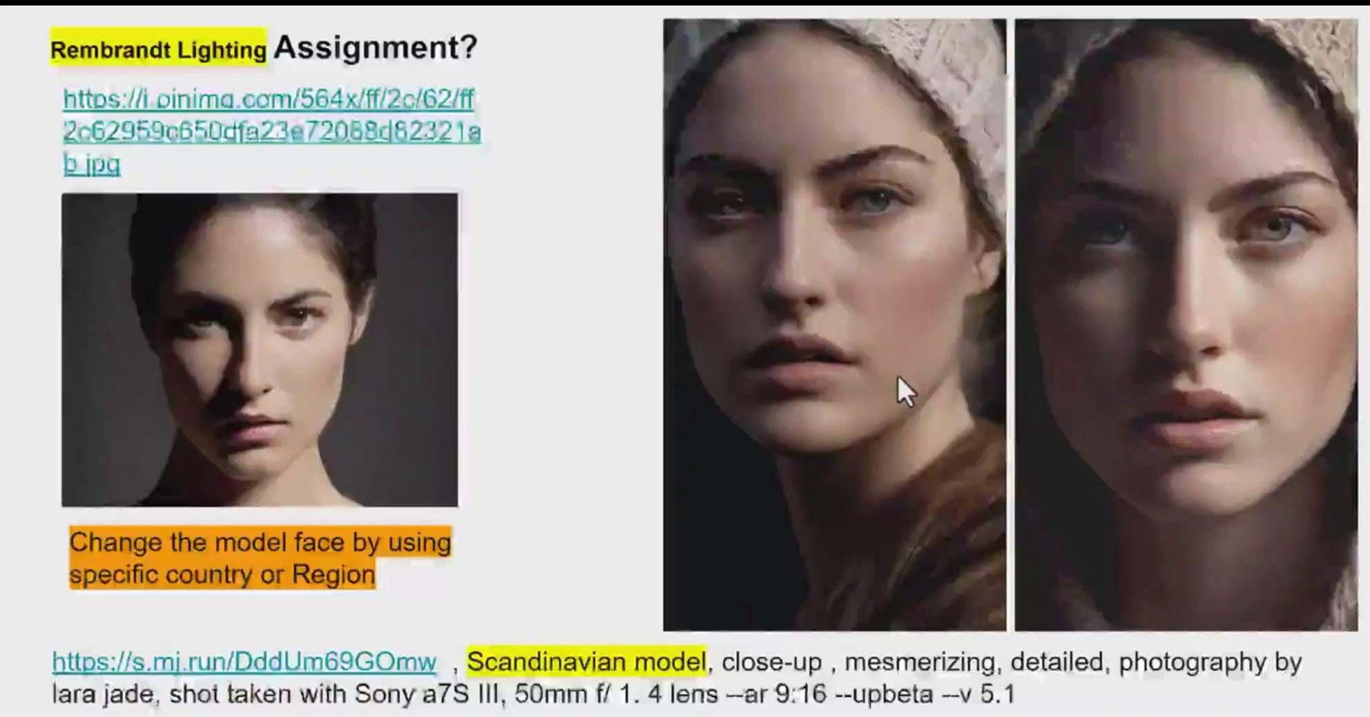 (9312期)Midjourney v5 ChatGPT 和 Bard AI人工智能人像摄影大师班-15节-中英字幕-三月轻创