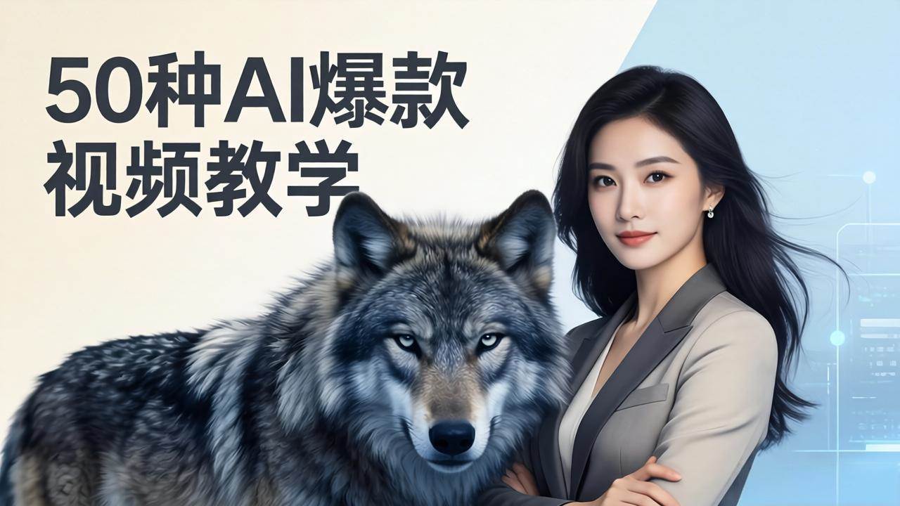 （17815期）50种AI爆款视频教学：影视级古诗词+治愈萌宠+山海经蛟龙，高阶宝典商业落地-三月轻创