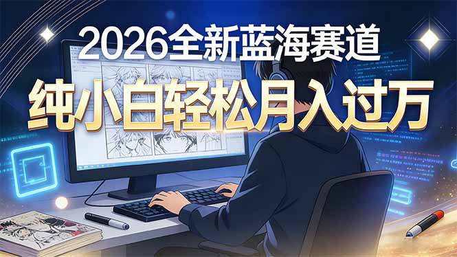 （16781期）2026年全新蓝海赛道，纯小白轻松月入过万-三月轻创
