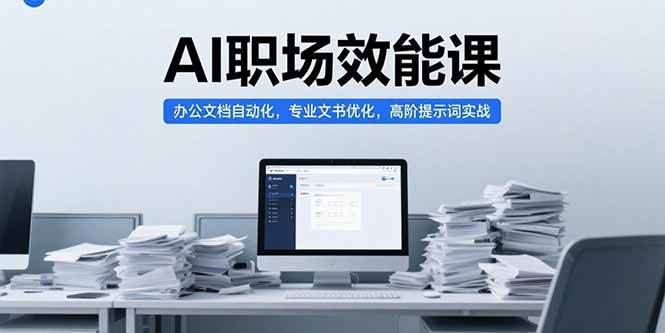 （15371期）AI职场效能课，办公文档自动化，专业文书优化，高阶提示词实战-三月轻创
