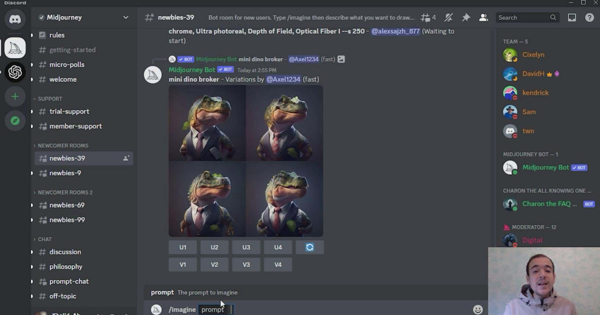 图片[1]-Midjourney 精通教程-使用Midjourney AI创建美丽艺术图像-36节课-中英字幕-三月轻创