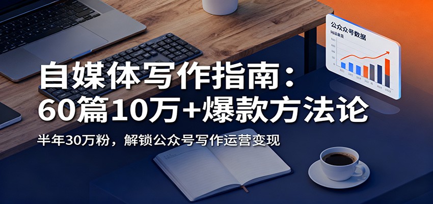 自媒体写作指南：60篇10万+爆款方法论，半年30万粉，解锁公众号写作运营变现-三月轻创