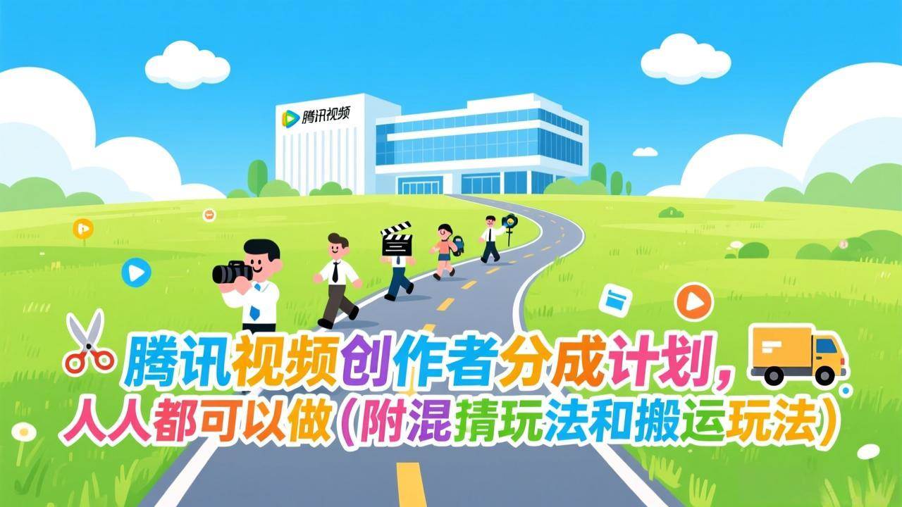 （17137期）腾讯视频创作者分成计划，人人都可以做（附混剪玩法和搬运玩法）-三月轻创