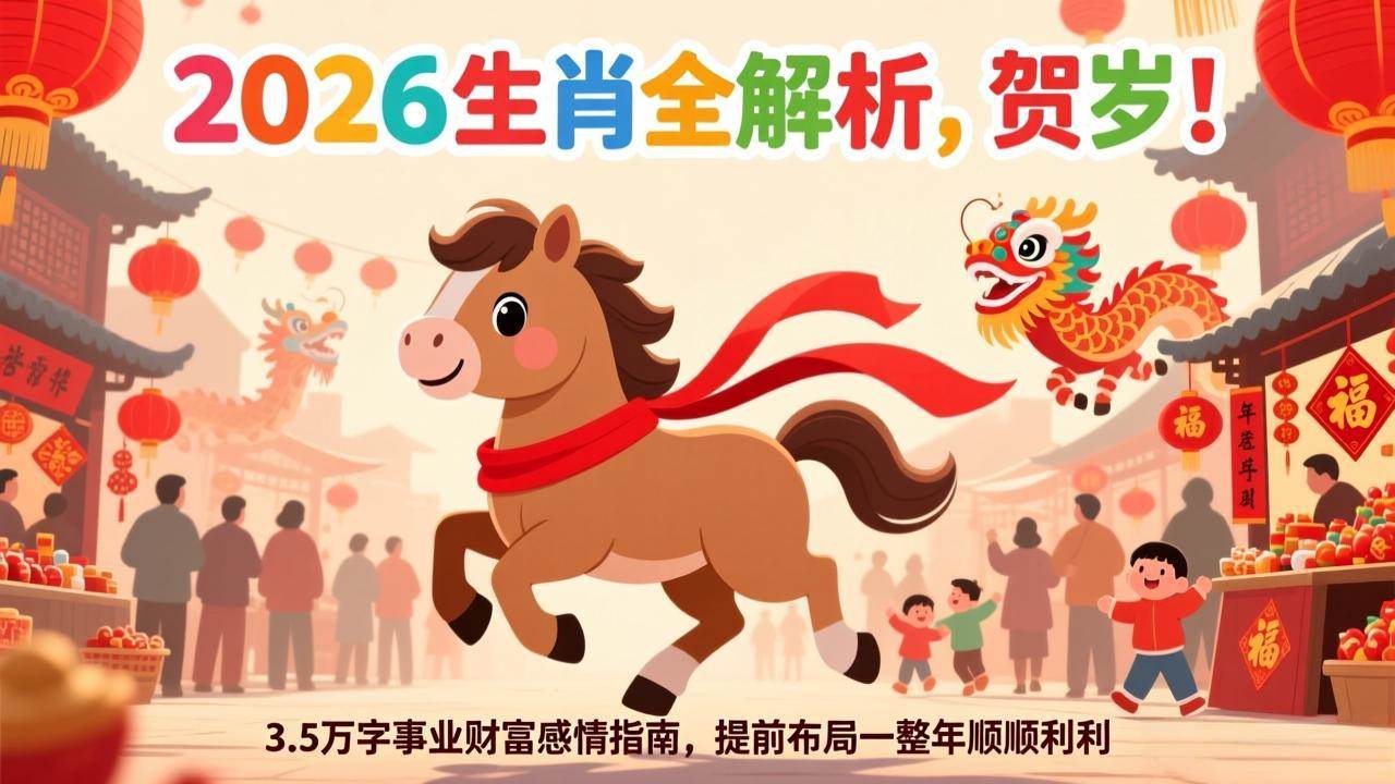 （17428期）付费文章：贺岁！2026生肖全解析，3.5万字事业财富感情指南，提前布局一整年顺顺利利-三月轻创