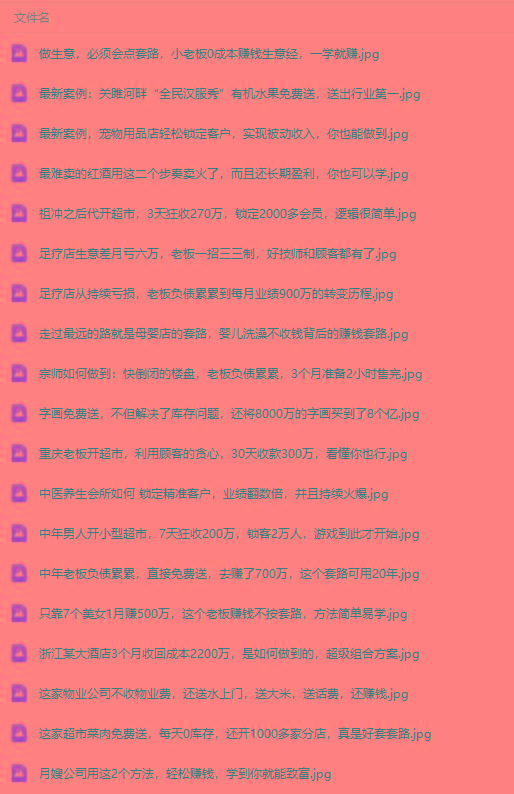 图片[3]-(9607期)真实有效391套商业模式，年入几十到几百万案例解析(电子书+视频+图文)-三月轻创