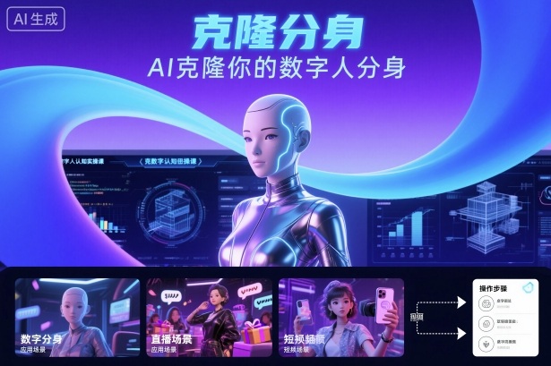 AI数字人认知实操课，克隆你的数字人分身-三月轻创