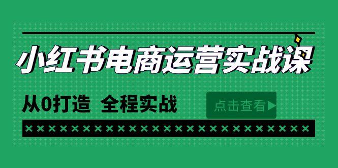 (9946期)最新小红书·电商运营实战课，从0打造  全程实战(65节视频课)-三月轻创