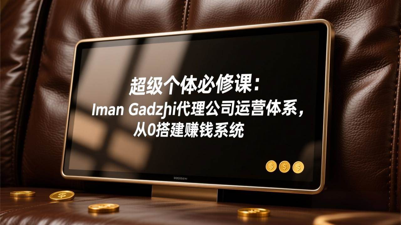 （17525期）超级个体必修课：Iman Gadzhi代理公司运营体系，从0搭建赚钱系统-三月轻创