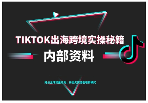 TikTok跨境电商0-1搭建运营，TK出海跨境实操秘籍（10月更新）-三月轻创
