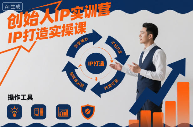 创始人IP实训营，IP打造实操课-三月轻创