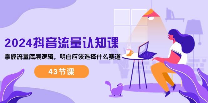 2024抖音流量·认知课：掌握流量底层逻辑，明白应该选择什么赛道 (43节课-三月轻创