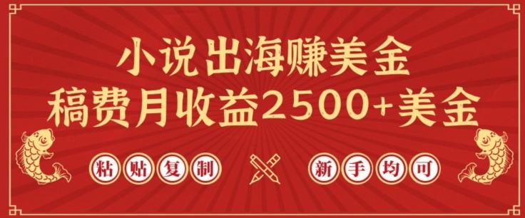 小说出海赚美金，稿费月收益2500+美金，仅需chatgpt粘贴复制，新手也能玩转【揭秘】-三月轻创