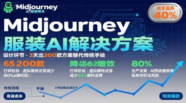 AI在服装领域的运用,使用midjourney做服装辅助企业降低成本-三月轻创