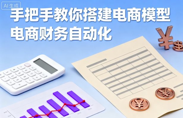 手把手教你搭建电商模型-电商财务自动化-三月轻创