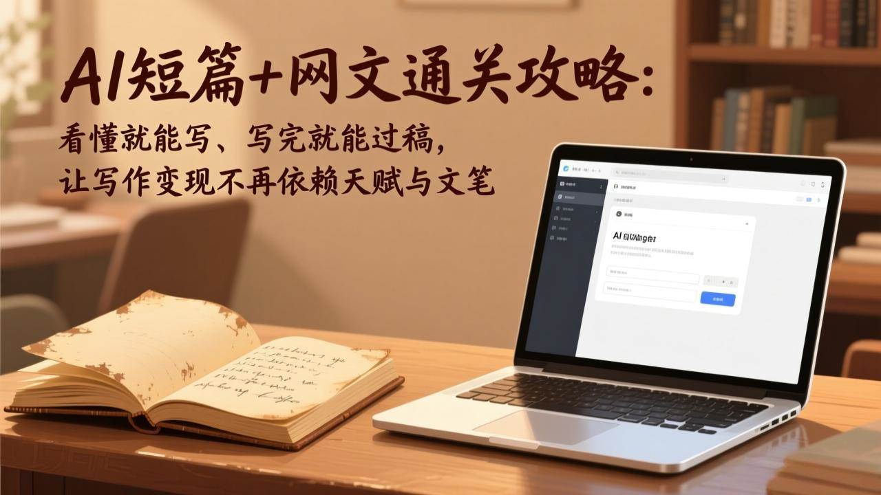 （17515期）AI短篇+网文通关攻略：看懂就能写、写完就能过稿，让写作变现不再依赖天赋与文笔-三月轻创