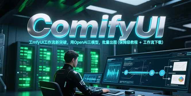 （15191期）ComfyUI工作流新突破，用OpenAI三模型，批量出图(保姆级教程+工作流下载)-三月轻创