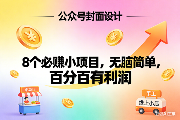 （17333期）8个必赚小项目，无脑简单，百分百有利润，副业首选，日入300+-三月轻创