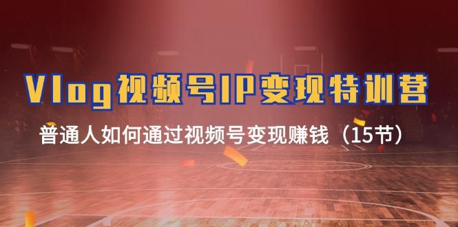 Vlog 视频号IP变现特训营，普通人如何通过视频号变现赚钱(15节-三月轻创