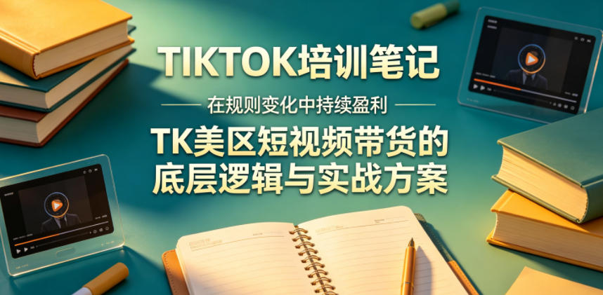 视界跨境TIKTOK4月17培训笔记，在规则变化中持续盈利，TK美区短视频带货的底层逻辑与实战方案【文档】-三月轻创