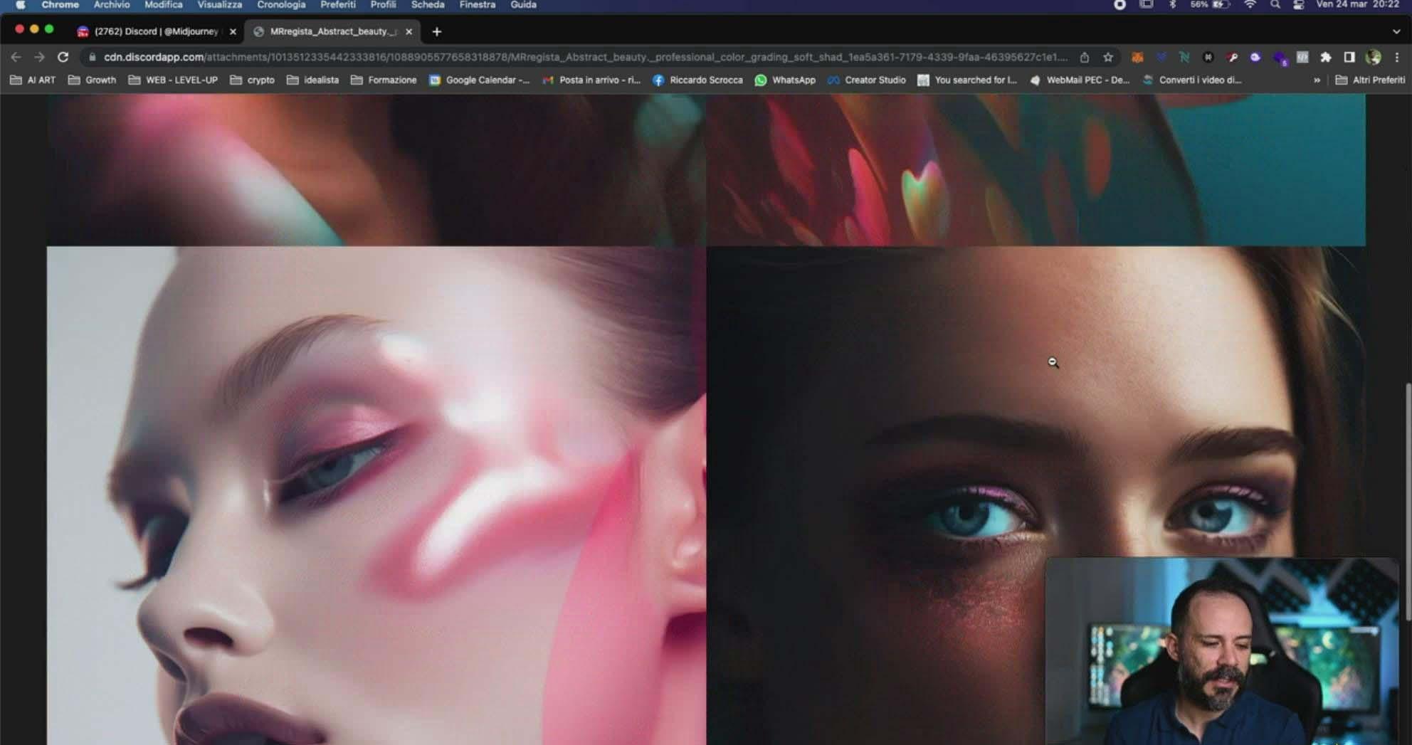 图片[5]-Midjourney AI人工智能创建和销售令人惊叹的海报教程-10节课-中英字幕-三月轻创