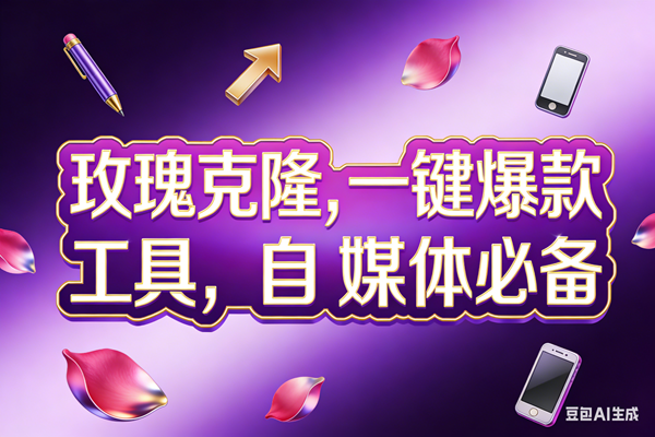 （17695期）玫瑰克隆工具，ai鲁大魔，自媒体必备神器，一键爆款，详细教程。-三月轻创