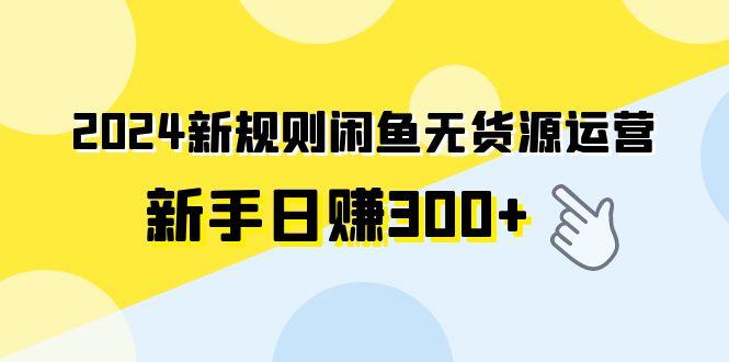 (9522期)2024新规则闲鱼无货源运营新手日赚300+-三月轻创