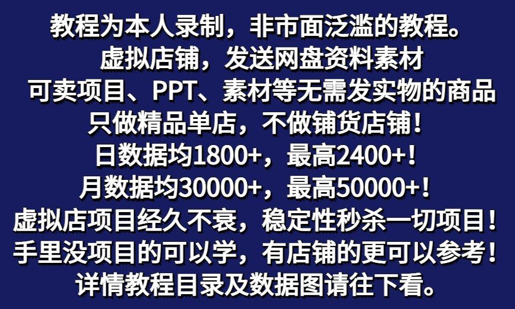 图片[2]-拼多多虚拟电商训练营月入50000+你也行，暴利稳定长久，副业首选-三月轻创